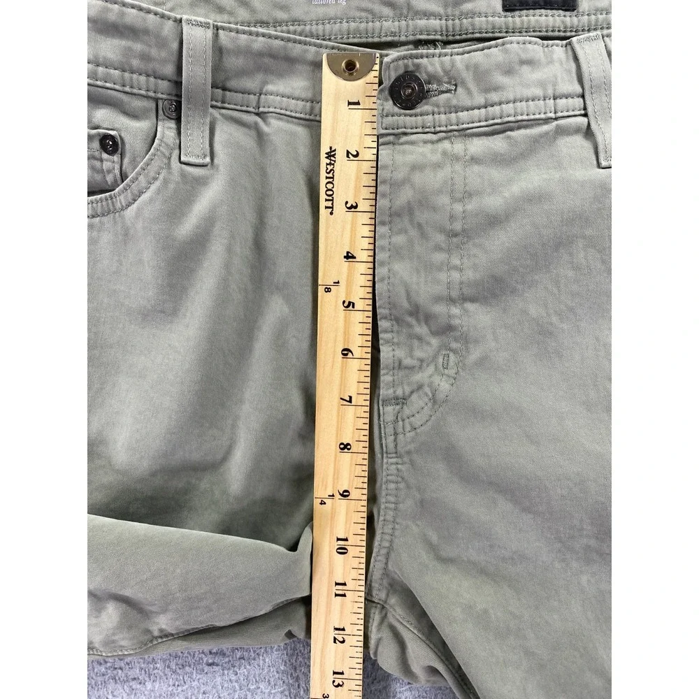 AG Adriano Goldschmied Jeans‎ Mens 38x32 Mint Green The Graduate Tailored Leg